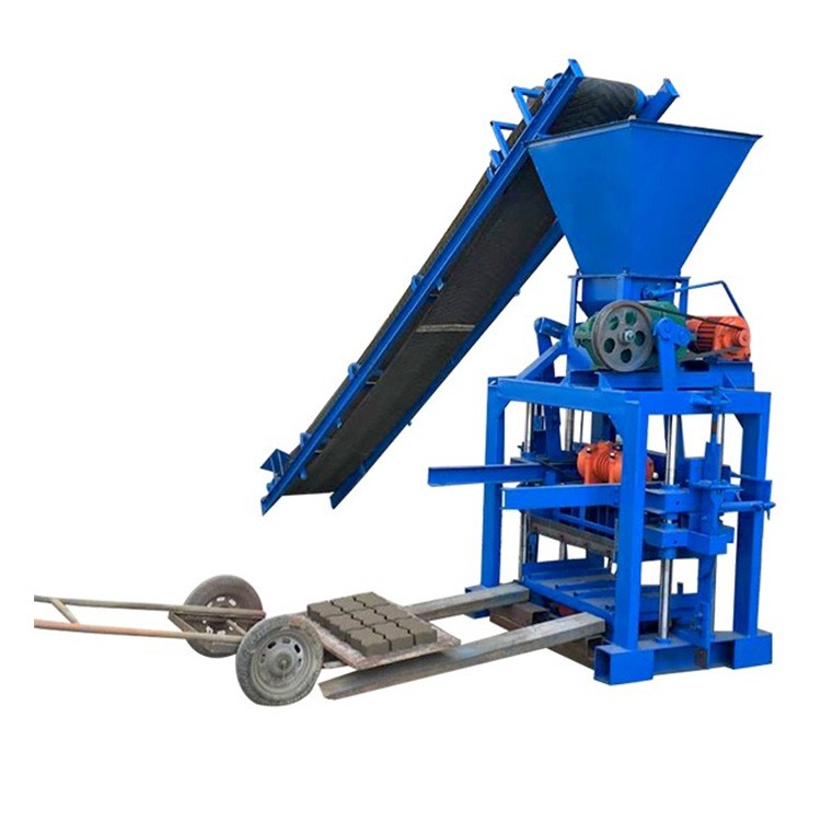 Qtj4 - 30a máquina manual semiautomática de fabricación de ladrillos con bloques huecos de cemento 