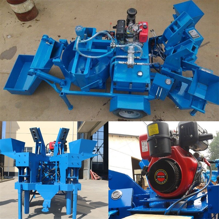 M7mi Double interlock Cement Clay Block Machine Production Brick House Equipment