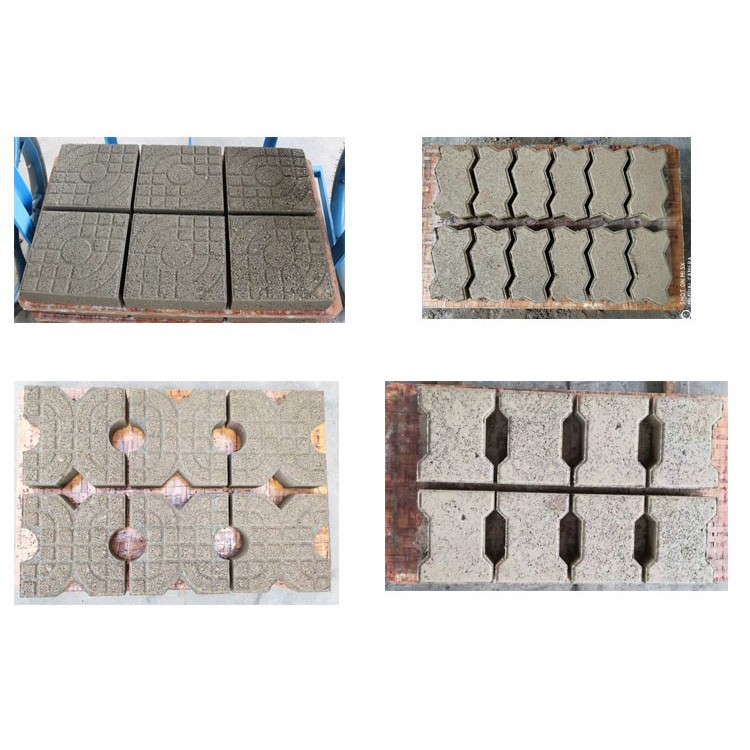 Qtj4 - 30a máquina manual semiautomática de fabricación de ladrillos con bloques huecos de cemento 