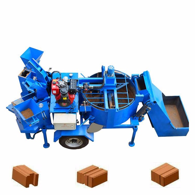 M7mi Double interlock Cement Clay Block Machine Production Brick House Equipment