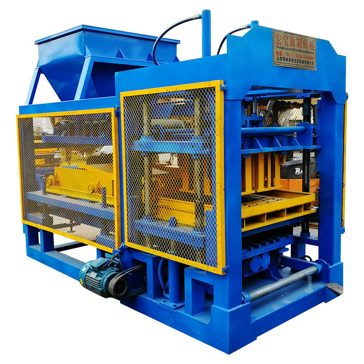 Qtj6 - 15 hydraulic cement Interlocking Block Machine