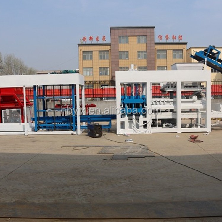Qtj10 - 15 hydraulic cement concrete Block Machine of China Block Works