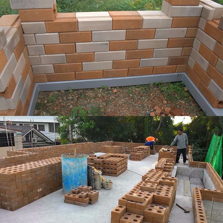 interlocking interlock soil earth brick making machine diesel model HBY2-15 from china(图7)