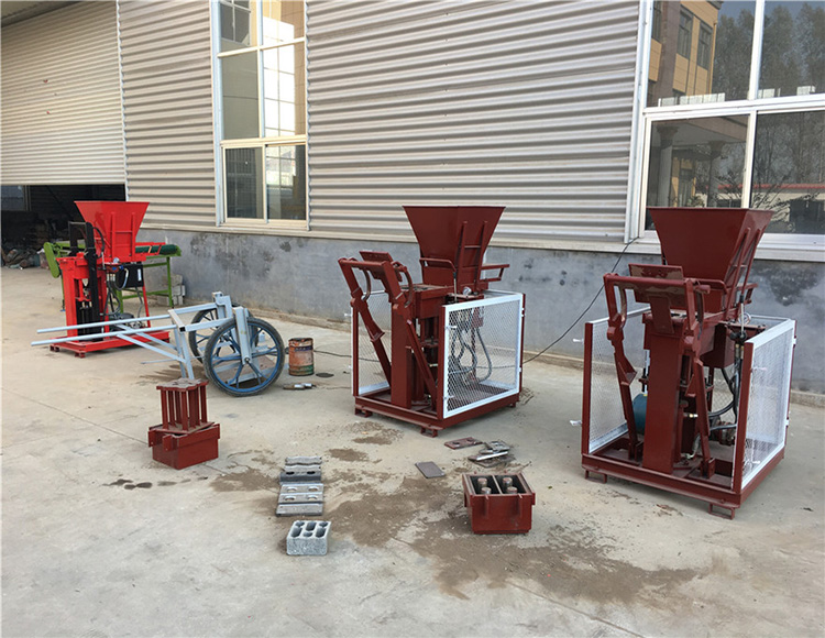 interlocking interlock soil brick making machine price electric model HBY2-15 from china(图6)