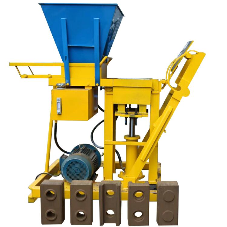 interlocking interlock soil brick making machine price electric model HBY2-15 from china(图4)
