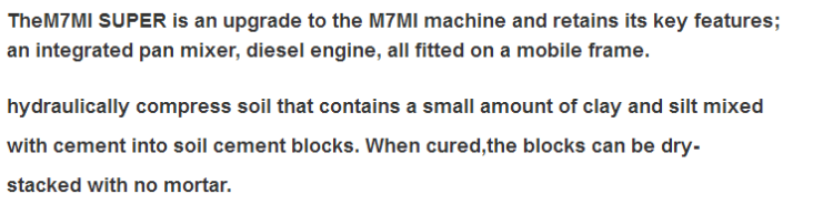 M7MI clay brick making machinery interlocking brick machine adobe 2021(图2)