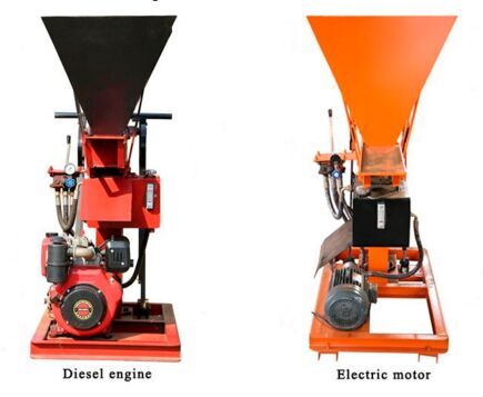 interlocking soil earth brick making machine diesel model HBY1-15 from china(图5)