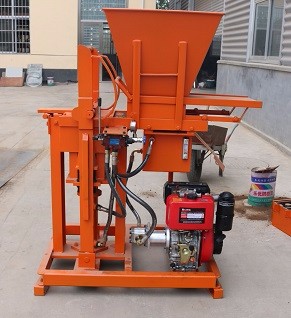 interlocking soil earth brick making machine diesel model HBY1-15 from china(图6)