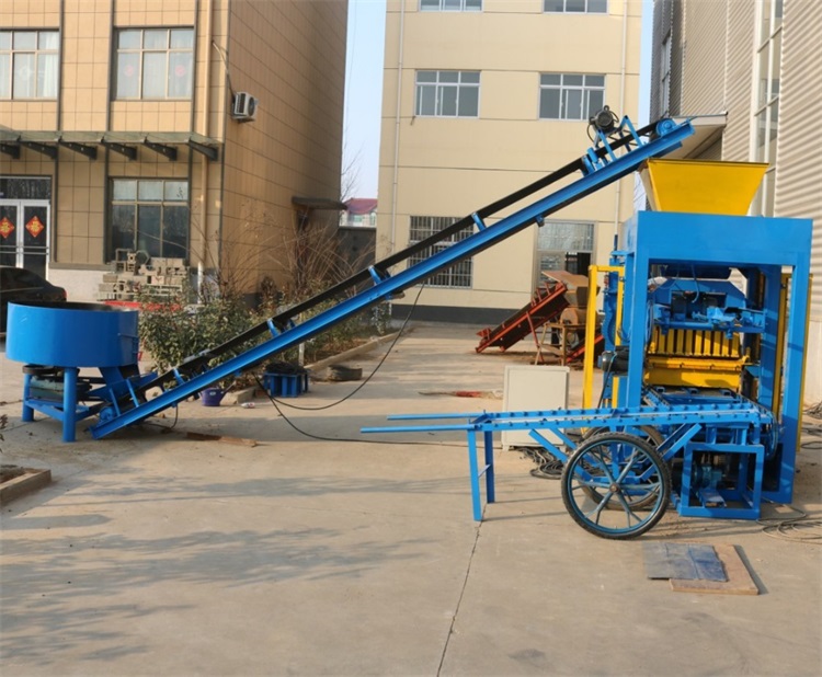QTJ4-30B brick production line automatic small hollow brick making machine concrete block making mac(图6)