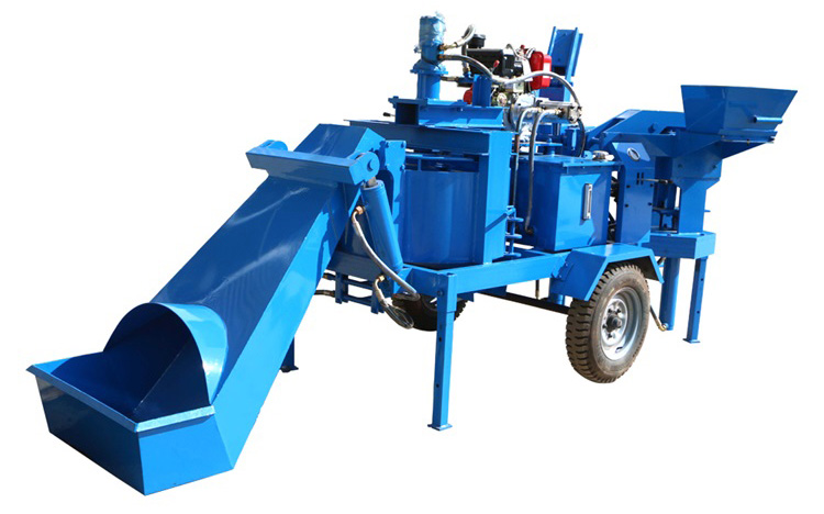 M7MI TWIN interlocking cement clay block bricks making machine equipment for produce brick to build (图1)