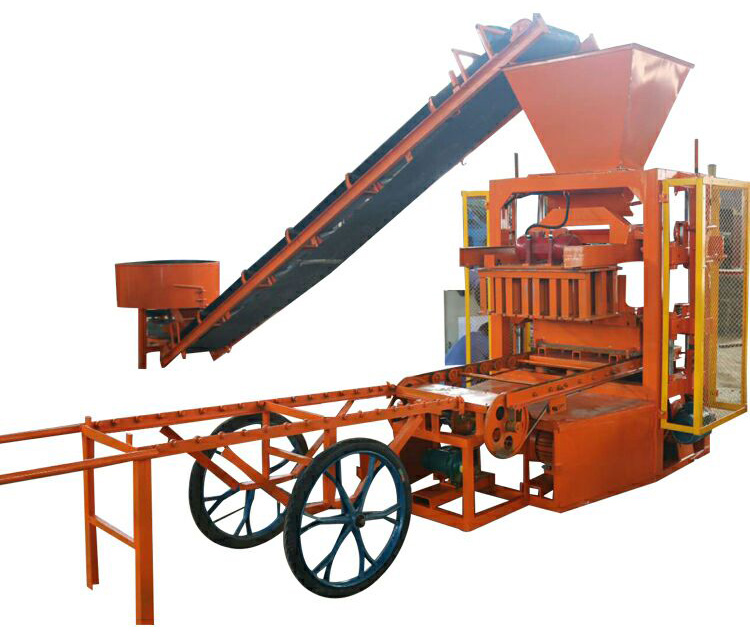 QTJ4-30B brick production line automatic small hollow brick making machine concrete block making mac(图1)