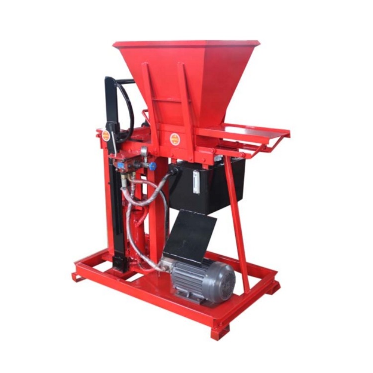 interlocking soil brick making machine price electric model HBY1-15 from china(图5)